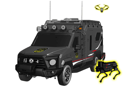 智能前突侦察指控车